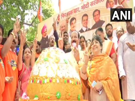 7 કિલો લાડુનો કેક 