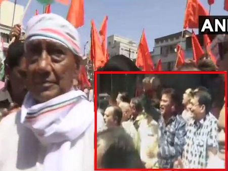 દિગ્વિજયના રોડ શૉમાં મોદી-મોદી નારા લગાવનારા પર એફઆઈઆર