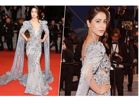 Cannes 2019: હિના ખાને ડેબ્યુ કરતા જ પોતાના લૂકથી હંગામો મચાવ્યો