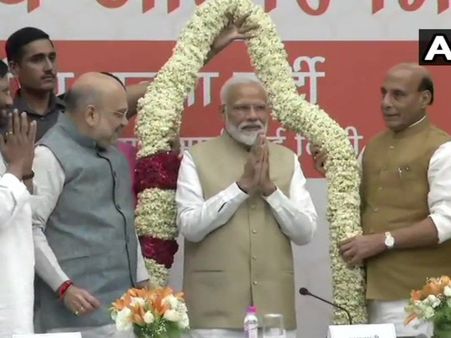 રિઝલ્ટની પહેલા કેન્દ્રીય કેબિનટની બેઠક, પીએમ મોદી પણ સામેલ થયા