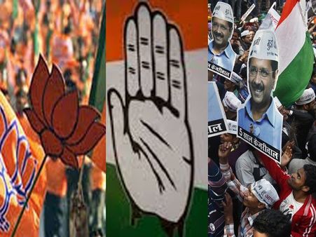 પાછલી 3 ચૂંટણીમાં વોટ શૅર