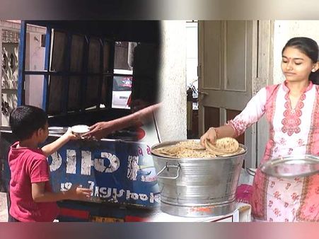 VIDEO: રાજકોટમાં ચાલે છે 'રોટી-બેંક', ભૂખ્યા લોકો માટે હજારો રોટલીઓ
