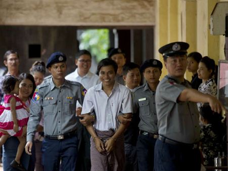 મ્યાનમારની જેલમાં બંધ રૉયટર્સના બંને જર્નાલિસ્ટ આઝાદ, 500 દિવસ રહ્યા જેલમાં