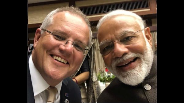 ઓસ્ટ્રેલિયન પીએમે ટ્વીટ કરી મોદી સાથેની સેલ્ફી, લખ્યુ, ‘કેટલા સારા છે મોદી'