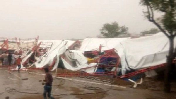 રાજસ્થાનઃ બાડમેરમાં રામકથા દરમિયાન ટેન્ટ પડતા વીજ કરન્ટથી 14ના મોત