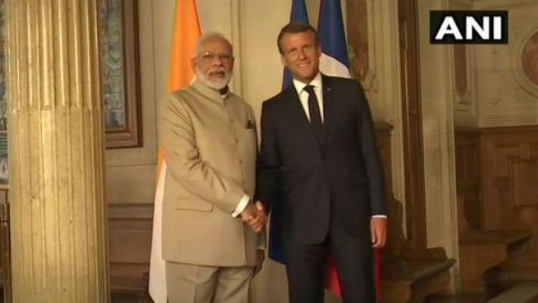 મેક્રોંએ ભારતીય લોકતંત્રની પ્રશંસા કરી 