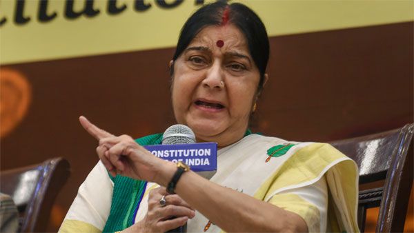 સુષ્મા સ્વરાજ વિરોધીઓ પર બહુ વરસ્યા હતા