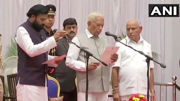 કર્ણાટકમાં યેદીયુરપ્પા સરકારમાં 17 મંત્રીઓ શામિલ થયા