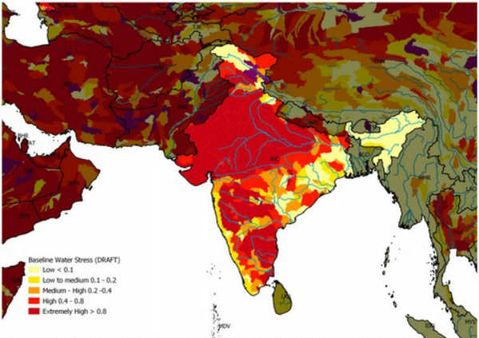 એક્વીડક્ટ વોટર રિસ્ક એટલાસ રિપોર્ટ