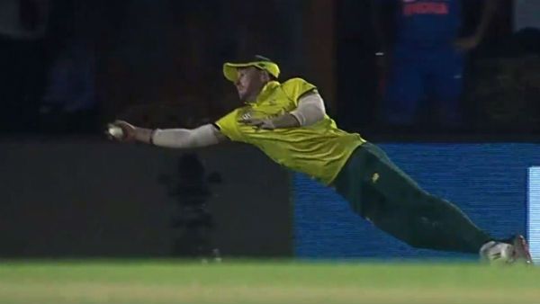 હાર્દિક પંડ્યાનો કેચ પકડી ડેવિડ મિલરે રચ્યો ઈતિહાસ, શોએબ મલિકના રેકોર્ડની બરાબરી કરી