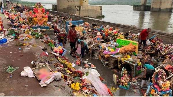 ઇતિહાસમાં પહેલીવાર સાબરમતીમાં એક પણ મૂર્તિ વિસર્જિત નથી થઇ