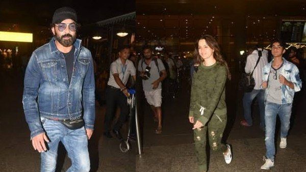 બોબી પત્ની અને પુત્ર સાથે વેકેશન બાદ પાછા ફર્યા હતા