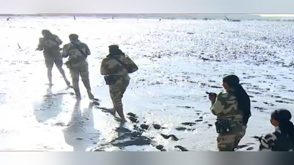 સરક્રીકમાં બીએસએફ માટે પેટ્રોલિંગ મુશ્કેલ