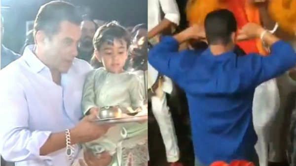 સલમાન ખાનની આરતી, ડાંસનો Video વાયરલ, અર્પિતાના ઘરેથી વિદાય થયા ગણપતિ