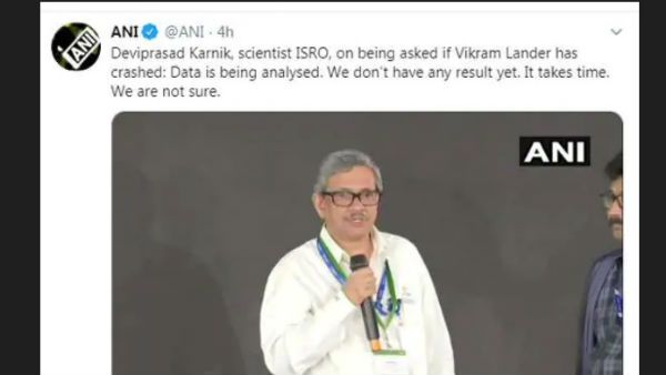શું વિક્રમ લેંડર ક્રેશ થઈ ગયુ છે?