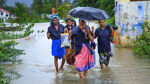 ભારે વરસાદની અસર ભારે વરસાદની અસર