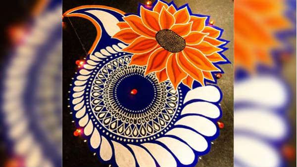 એબ્સ્ટ્રેક્ટ રંગોળી