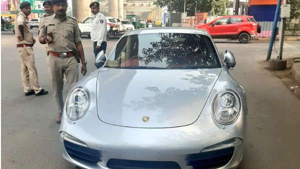 અમદાવાદમાં 2 દિવસ પહેલા ડિટેઈન કરેલી 2 કરોડની પોર્શે 911 કાર પર 9.80 લાખનો દંડ