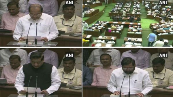 મહારાષ્ટ્રઃ વિધાનસભા સત્ર શરૂ, ફડણવીસ-અજીત પવારે લીધા ધારાસભ્ય પદના શપથ