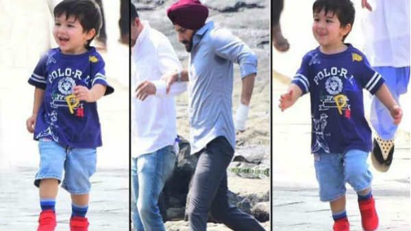 પિતા સાથે શૂટિંગ પર પિતા સાથે શૂટિંગ પર