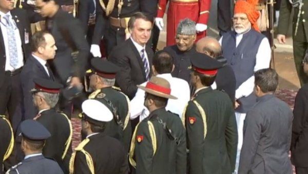 રાષ્ટ્રપતિ રામનાથ કોવિંદ રાજપથ પહોંચ્યા 