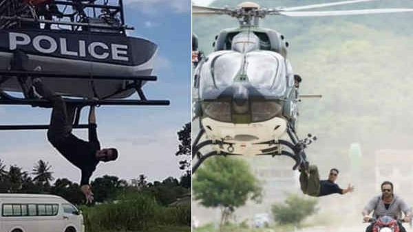 Pics: અક્ષય કુમારની સૂર્યવંશીનો હેલીકોપ્ટર સ્ટંટ લીક, રોહિત શેટ્ટી પણ દેખાયા