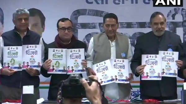 Delhi Assembly Elections 2020: કોંગ્રેસે પોતાનો ચૂંટણી ઢંઢેરો જાહેર કર્યો, જાણો શું શું વચન આપ્યા