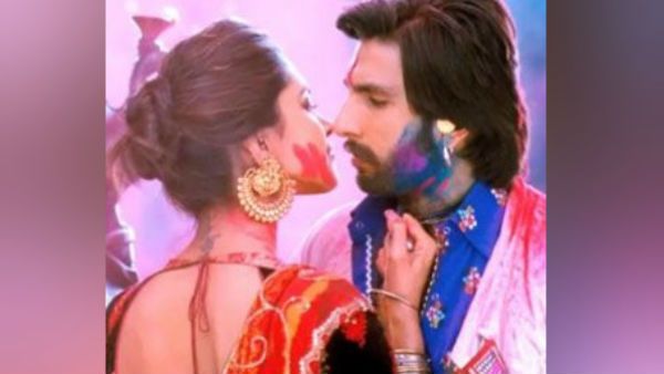 રંગો વચ્ચે દીપિકા-રણવીરનો કિસ સીન