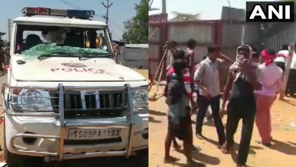 તેલંગણામાં કામદારોનું હિંસક વિરોધ પ્રદર્શન, એક પોલીસકર્મી ઘાયલ