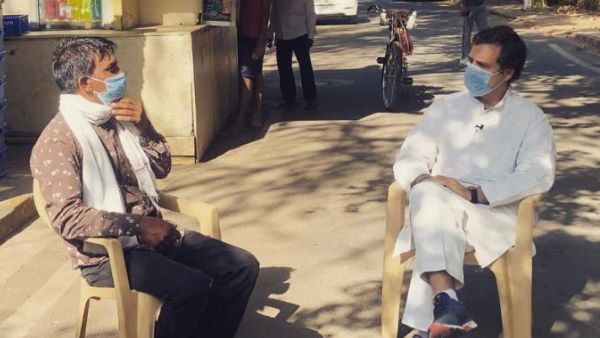 પ્રવાાસી મજુરો બાદ ઉબેર ડ્રાઇવરને મળ્યા રાહુલ ગાંધી, શેર કર્યો ફોટો