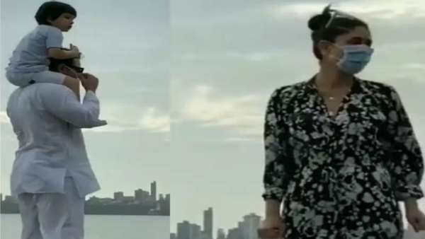 Video: તૈમૂર સાથે મરીન ડ્રાઈવ ફરવા નીકળ્યા સૈફ-કરીના, લોકોએ ઝાટક્યા