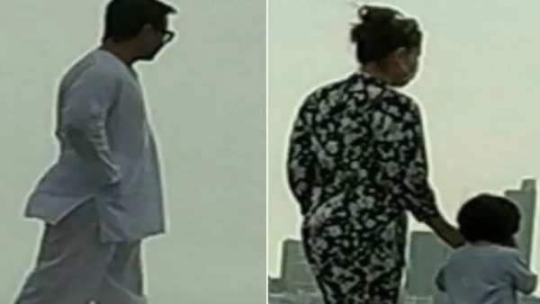 સૈફ અને કરીનાનુ મરીન ડ્રાઈવ વૉક સૈફ અને કરીનાનુ મરીન ડ્રાઈવ વૉક