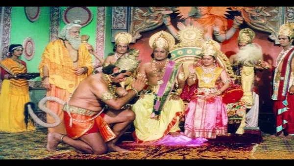 રામાયણનુ પ્રથમ ટેલિકાસ્ટ રામાયણનુ પ્રથમ ટેલિકાસ્ટ