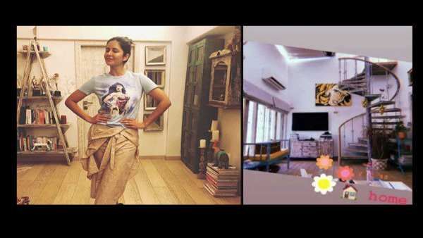 લિવિંગ રૂમમાં ગોળાકાર સીડીઓ લિવિંગ રૂમમાં ગોળાકાર સીડીઓ