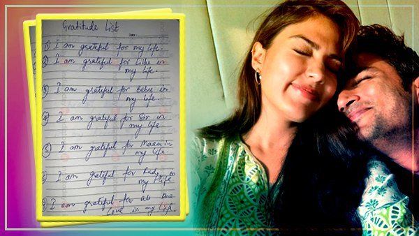 રિયાએ સુશાંત સિંહની ડાયરીનું શેર કર્યું પેજ, કહ્યું- મારી પાસે આનાથી મોટી કોઇ પ્રોપર્ટી નહી