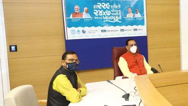 24 કલાક પીવાનુ શુદ્ધ પાણી આપનાર દેશનુ પહેલુ શહેર બનશે ગાંધીનગર