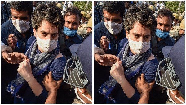 ચારે તરફ ટીકા બાદ યુપી પોલિસે પ્રિયંકા ગાંધીની માંગી માફી, પોલિસકર્મીએ ખેંચ્યો હતો કૂર્તો