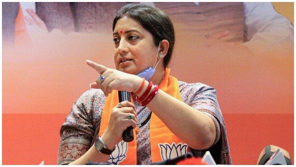 જેમના જમાઈ બીજાની જમીન ખઈ જાય એ બીજાની જમીન શું બચાવશે?: સ્મૃતિ ઈરાની