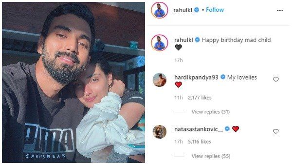 હાર્દિક પંડ્યાએ કમેંટમાં કહી આ વાત