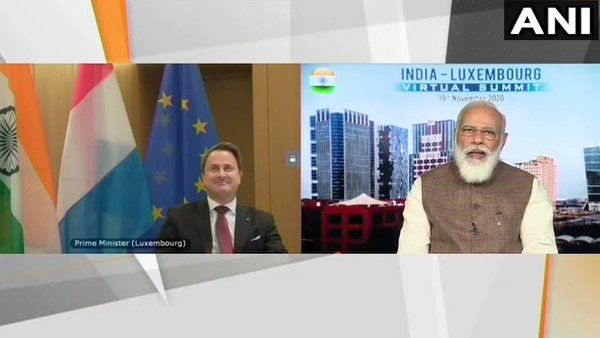 દ્વિપક્ષિય શિખર સંમેલનમાં પીએમ મોદીએ લક્ઝમબર્ગના વડાપ્રધાન સાથે કરી વાત, ભારત આવવા આપ્યું આમંત