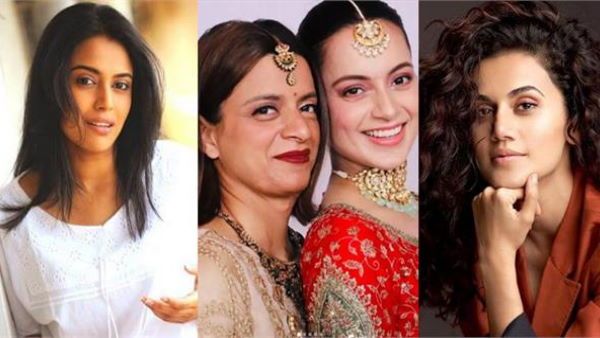 કંગનાની બહેન રંગોલીએ ફરીથી સ્વરા-તાપસીને કહી બી ગ્રેડ અભિનેત્રી