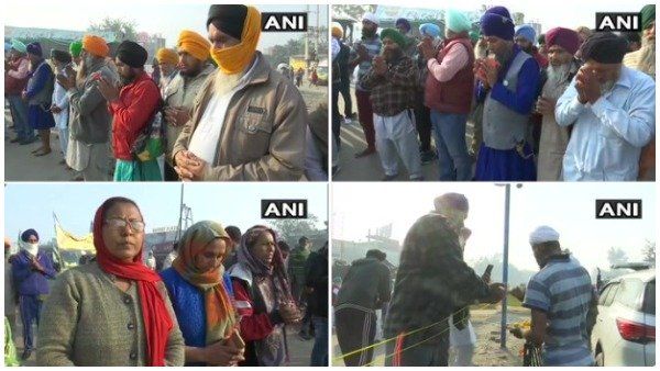 ખેડૂતોના વિરોધનો 5મો દિવસ, ગુરુ પર્વ પર ગુરબાનીના પાઠથી ગૂંજી સિંધુ બૉર્ડર