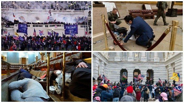 ટ્રમ્પ સમર્થકો પાસેથી મળી બંદુકો ટ્રમ્પ સમર્થકો પાસેથી મળી બંદુકો