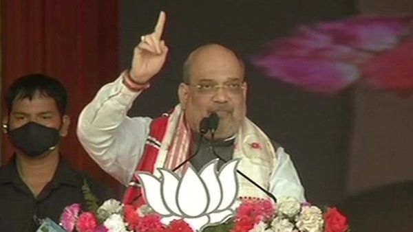 અસમના માજુલિમાં બોલ્યા અમિત શાહ, - કોંગ્રેસ સરકારમાં કાઝીરંગા પર રહેતો હતો બદરૂદ્દીનના ઘુસપેંઠીયોનો કબ્જો