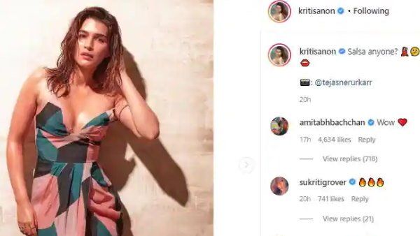 કૃતિએ ઇન્સ્ટા પર ફોટા શેર કર્યા કૃતિએ ઇન્સ્ટા પર ફોટા શેર કર્યા