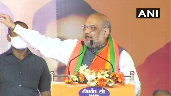 તમિલનાડૂના તિરૂનેલવેલીમાં બોલ્યા અમિત શાહ- વંશવાદી અને ભ્રષ્ટ કોંગ્રેસ-ડીએમકેને હરાવવાનુ છે