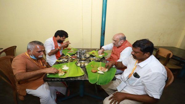 તમિલનાડુ ચૂંટણીઃ દિવસે રેલી અને રોડ શો બાદ રાતે અચાનક ઢાબામાં જમવા પહોંચ્યા અમિત શાહ