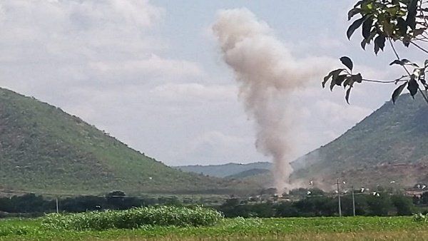 આંધ્ર પ્રદેશઃ ચૂનાની ખાણમાં ભયંકર વિસ્ફોટ, 5 મજૂરના મોત અને 4 લાપતા