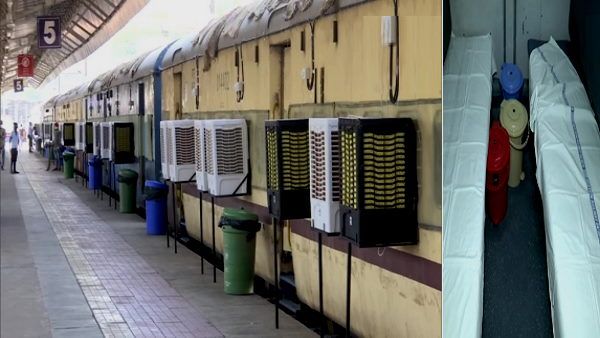 કોરાનાથી સૌથી વધુ પ્રભાવિત અમદાવાદમાં રેલવે કોચ બન્યા કોવિડ કેર સેન્ટર, હવે દર્દીઓ થઈ શકશે ભરતી