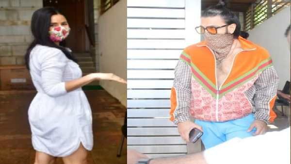 ઝોયા અખ્તરના ઘરની બહાર કેટરીના-રણવીર